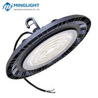 ETL DLC Listed 150W 5000K IP65 UFO  High Bay, Waterproof Industrial Grade LED Warehouse Lighting