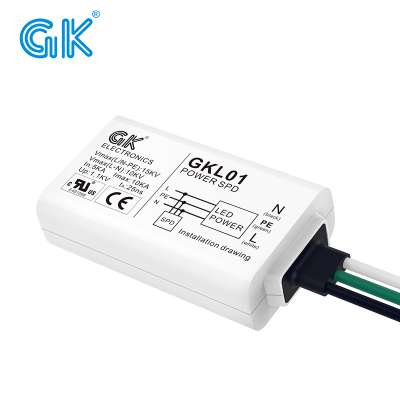 GKL01 LED Street Lights Power SPD Surge Protective Devices For LED Power Supply system 220v